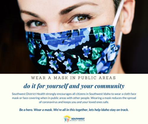 WEAR A MASK IN PUBLIC AREAS